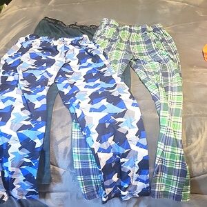 Bundle of Boys PJ pants. 3 pair size 8-10.